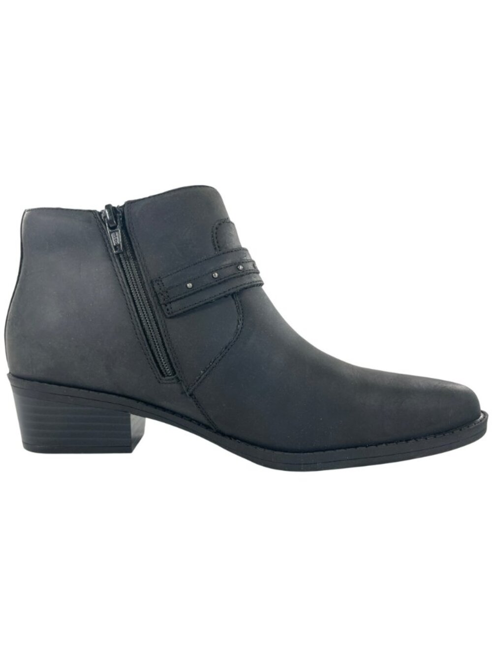 Clarks Danyelle Wish Ankle Boots Block Heel & Zip Closure Women's Sz 8.5 M NEW - Picture 2 of 10